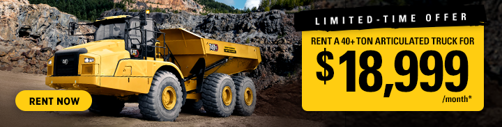 Big trucks. Great deals.  Reliable power and next level comfort  Toromont Cat