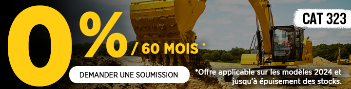 Cat 323: performance et productivité