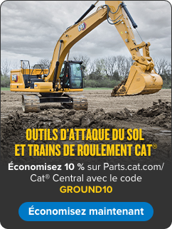 Économisez 10 %. Cat® Central avec le code GROUND10