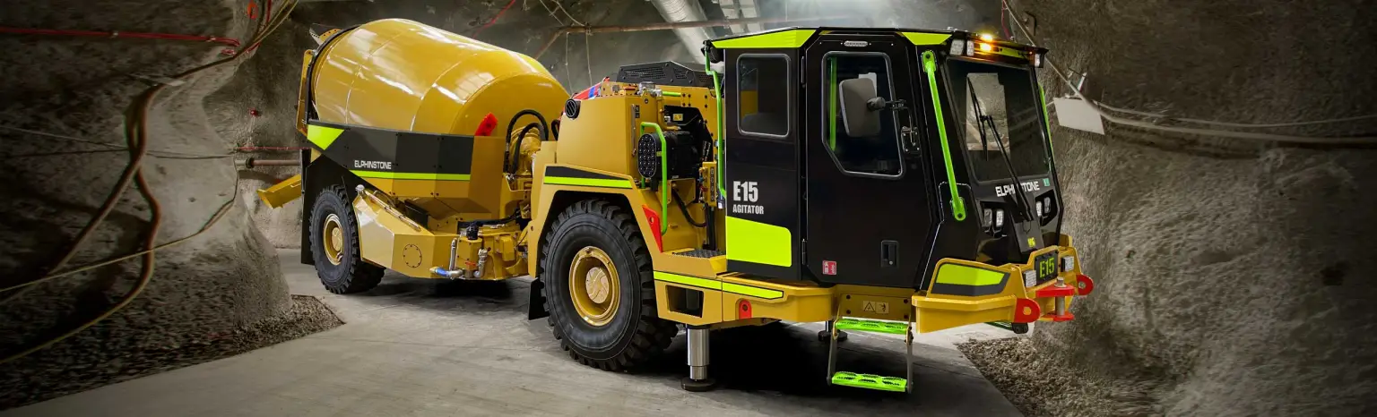Underground Utility Vehicles E15 Agitator Truck 7 m3