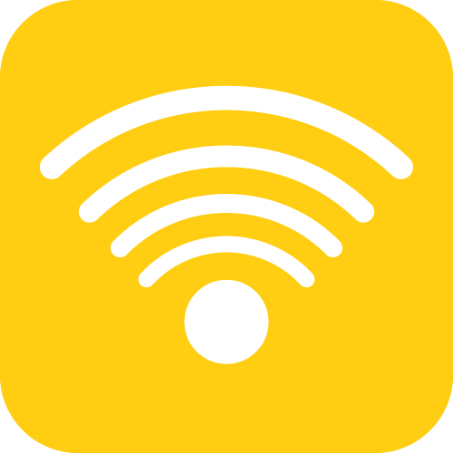 internet yellow icon