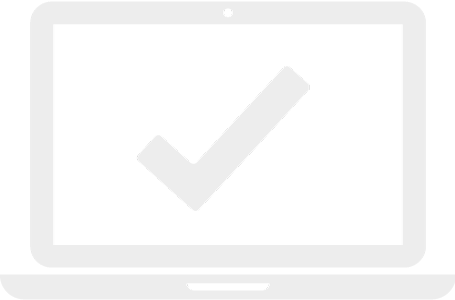 Grey laptop icon 
