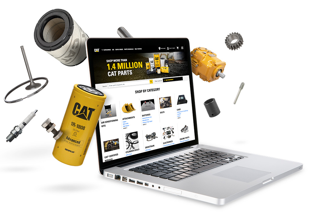 Laptop with toromont website on it surrounded by various tools 