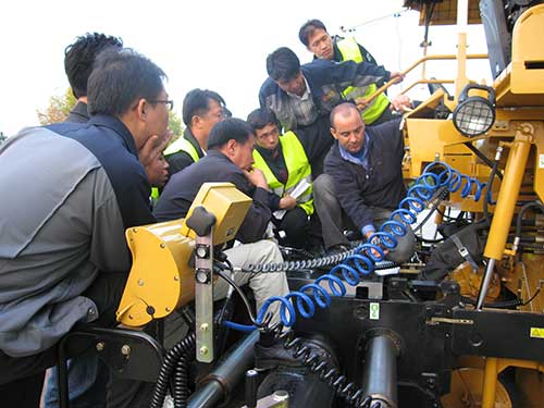 Cat paving training