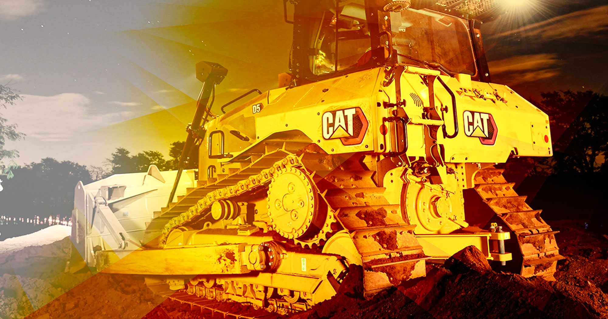 A cat bulldozer
