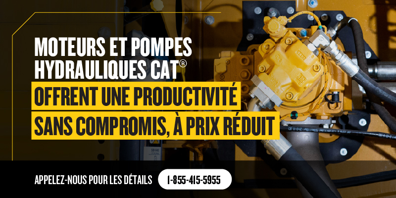 Moteurs et pompes hydrauliques Cat®