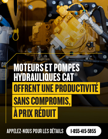 Moteurs et pompes hydrauliques Cat®