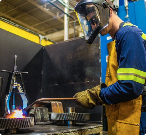 Man doing welding work