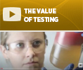 The value of testing