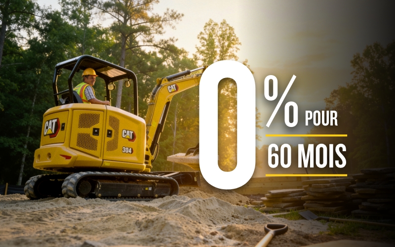 offres mini excavatrice cat