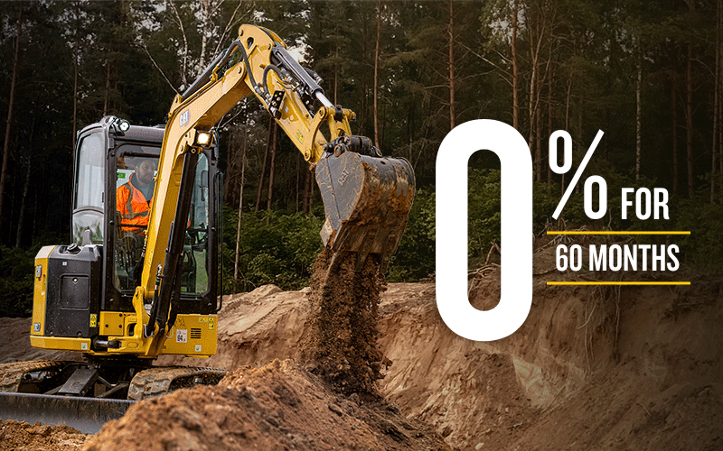 0 for 60 Mini Cat excavators 102026