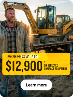 Spring promo on Cat compact equipment