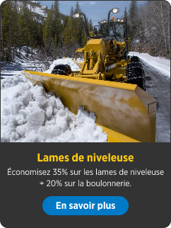 Lames de niveleuse