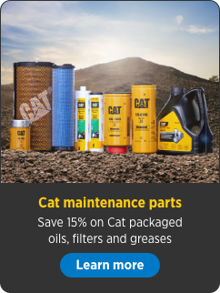 Cat oils, filters and grease